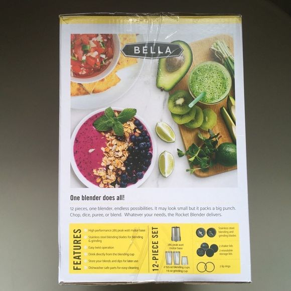 Bella Rocket Blender 12 Piece Set - Picture 8 of 9